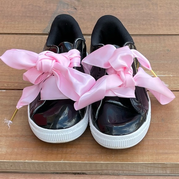 Puma Girls shoes with Ribbon Laces